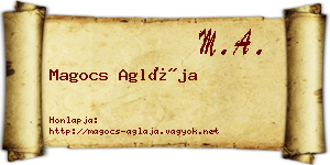 Magocs Aglája névjegykártya